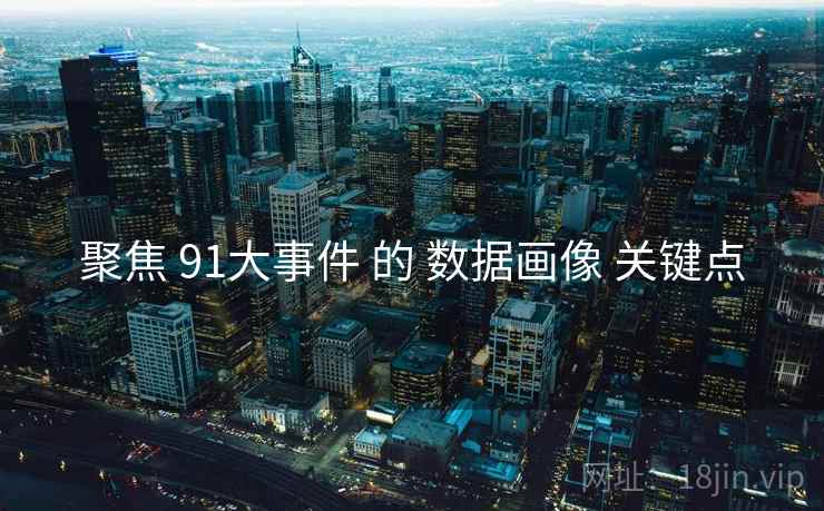 聚焦 91大事件 的 数据画像 关键点  第1张