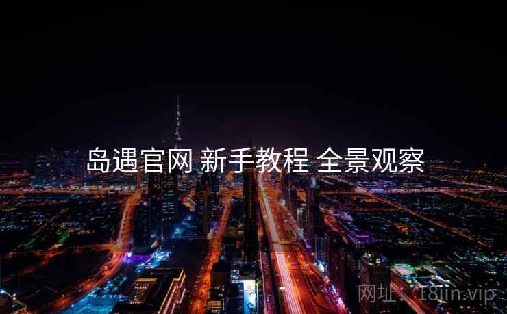 岛遇官网 新手教程 全景观察