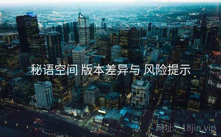 秘语空间 版本差异与 风险提示  第1张