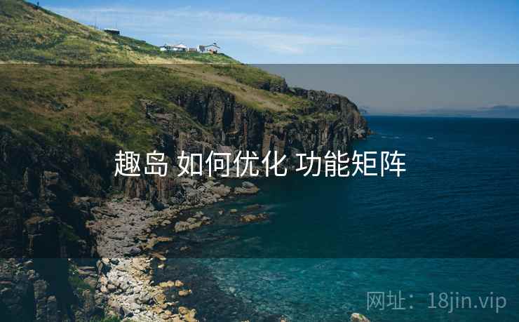 趣岛 如何优化 功能矩阵