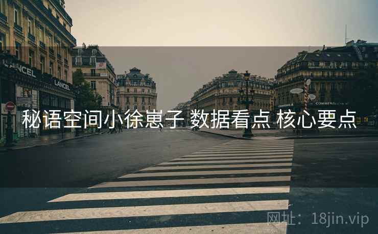 秘语空间小徐崽子 数据看点 核心要点