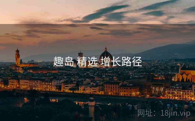 趣岛 精选 增长路径  第1张